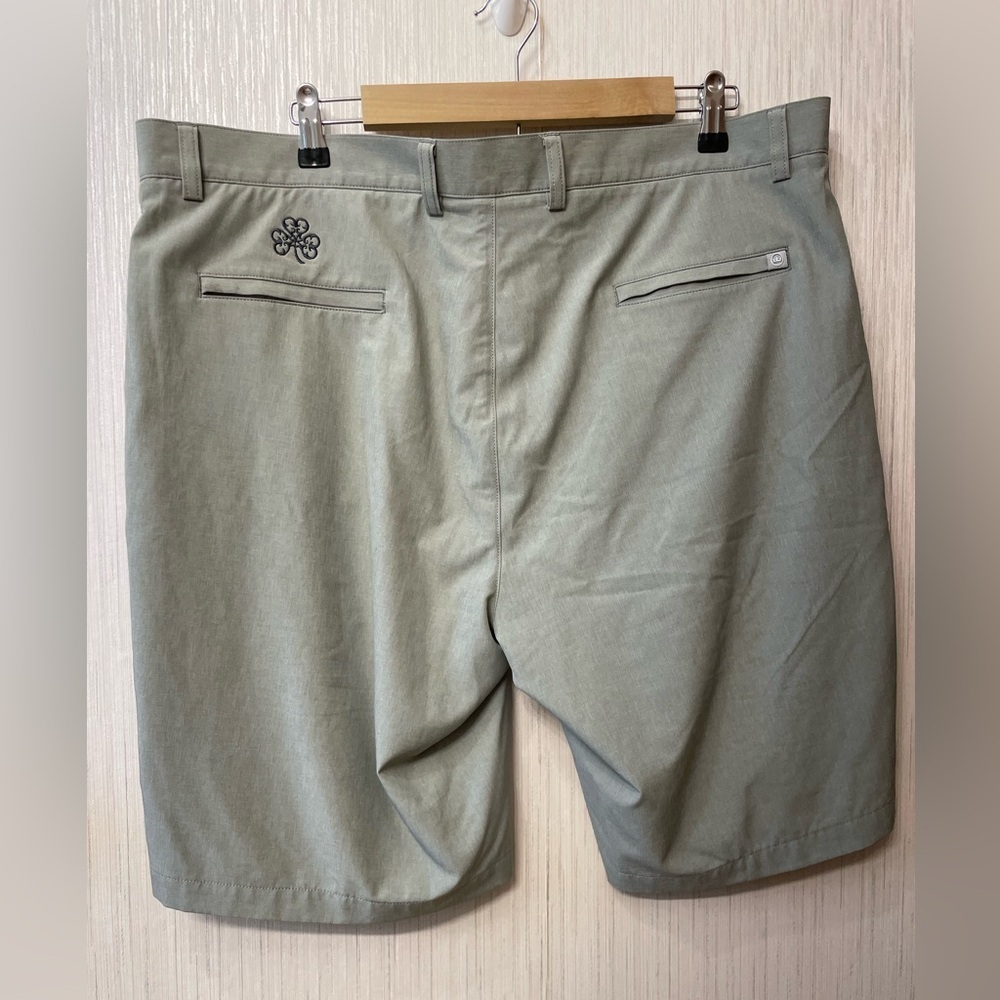 Peter Millar Men's Performance Shorts Size 40 Gray Golf Casual Grey - Picture 6 of 6
